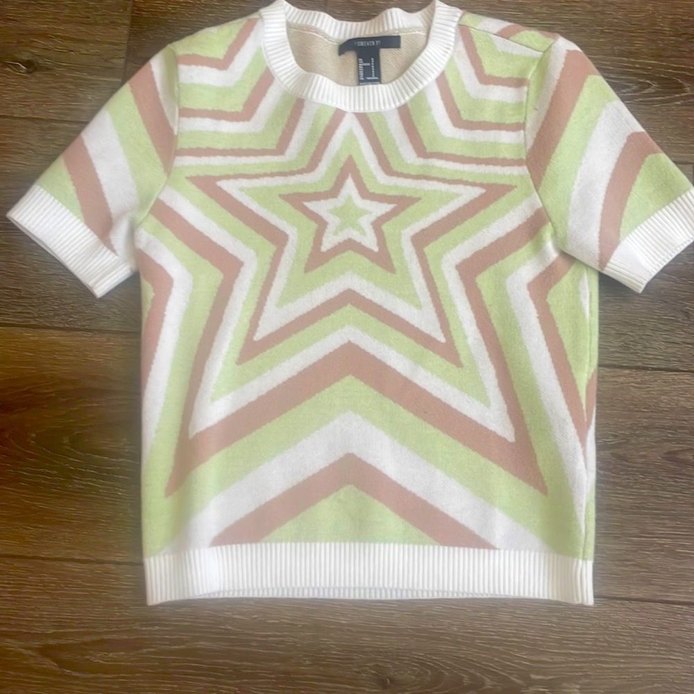 Forever 21 Star Sweater Top
